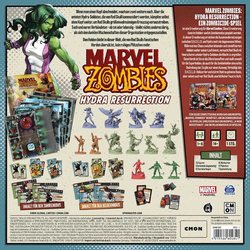 Marvel Zombies: Hydra Resurrection Rueckseite