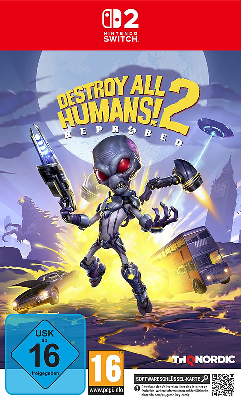 Destroy All Humans! 2: Reprobed Cover