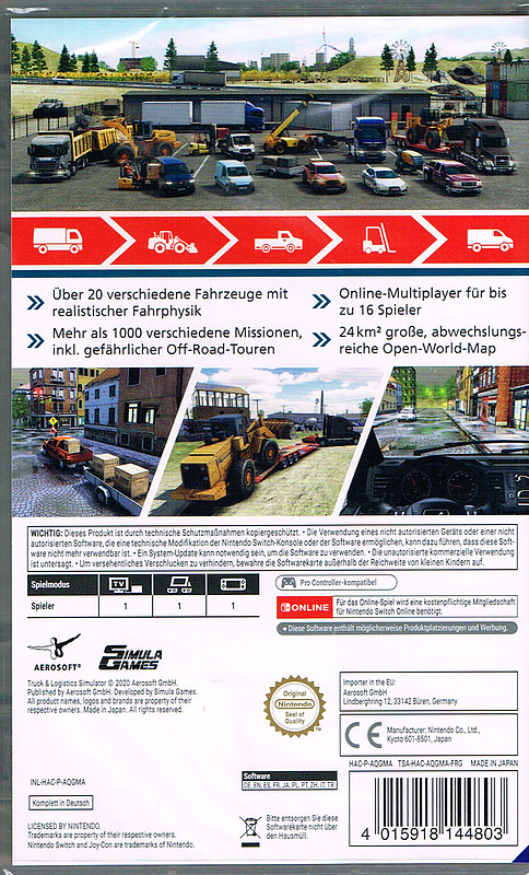 Truck & Logistic Simulator Rueckseite