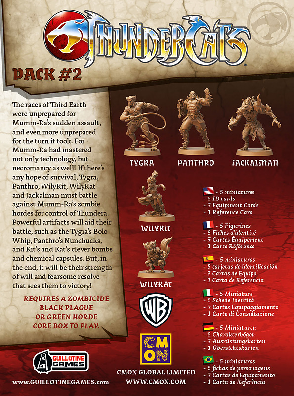 Zombicide: Thundercats Pack 2 Rueckseite