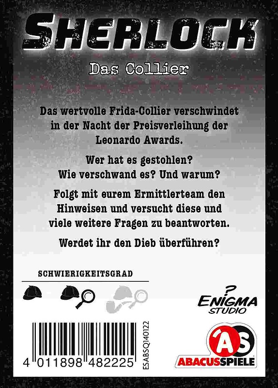 Sherlock - Das Collier Rueckseite