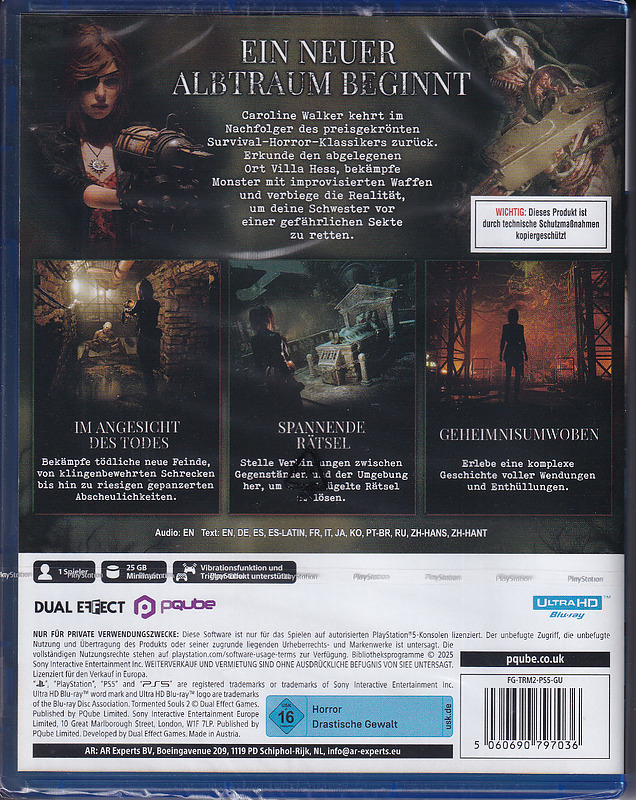 Tormented Souls 2 Rueckseite