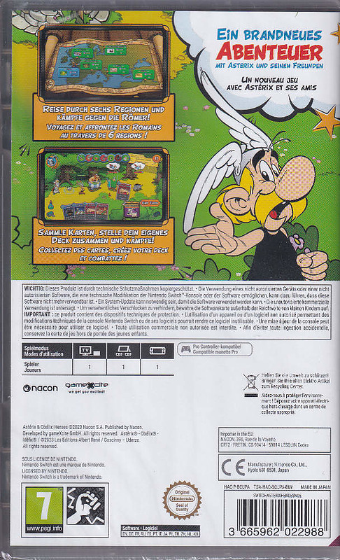 Asterix & Obelix: Heroes Rueckseite