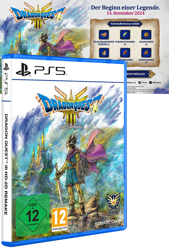 Dragon Quest 3 HD-2D Remake + 6 Boni Cover