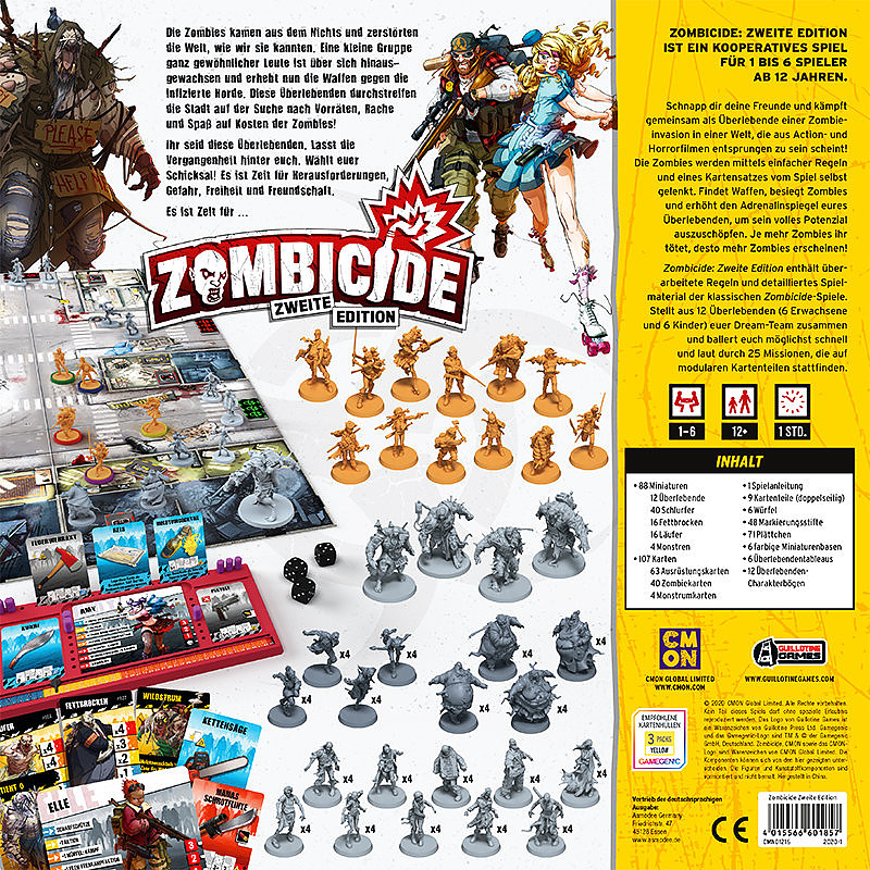 Zombicide 2. Edition Rueckseite
