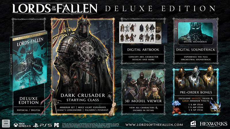 Lords of the Fallen Deluxe Edition Rueckseite