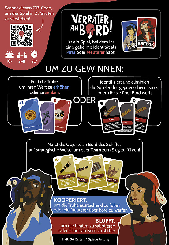 Verräter an Bord Rueckseite