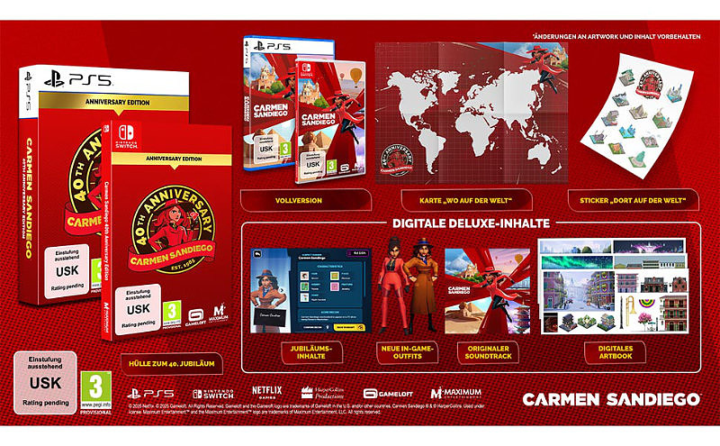 Carmen Sandiego: 40th Anniversary Edition Rueckseite