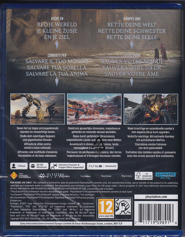 Lost Soul Aside (AT-PEGI) Rueckseite