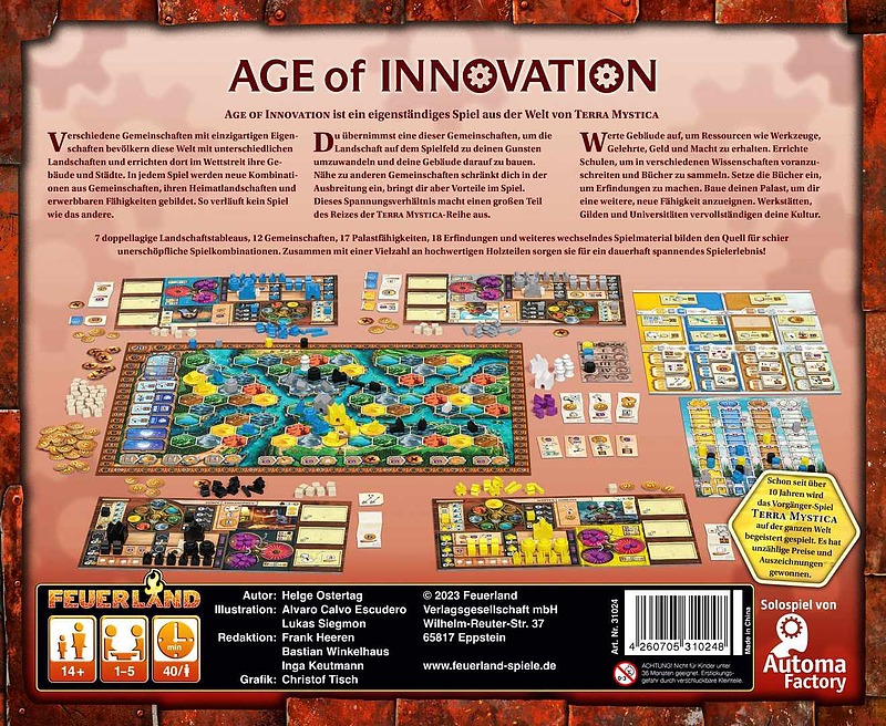 Age of Innovation Rueckseite