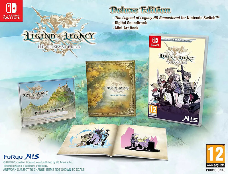The Legend of Legacy HD Remastered Deluxe (PEGI) Rueckseite