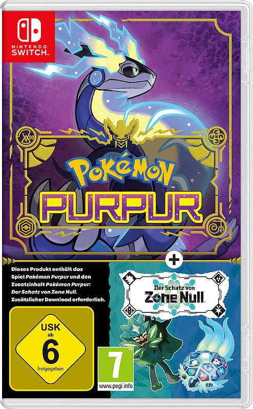 Pokémon Purpur + Der Schatz von Zone Null Cover