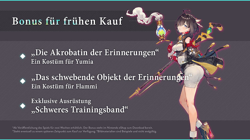 Atelier Yumia + 3 Boni Rueckseite