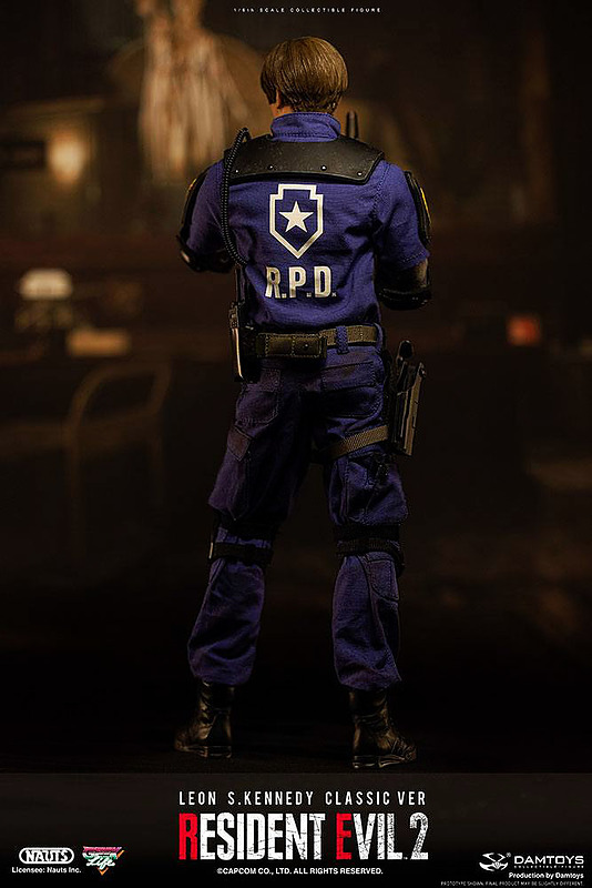 Resident Evil 2 Actionfigur 1/6 Leon S. Kennedy Rueckseite