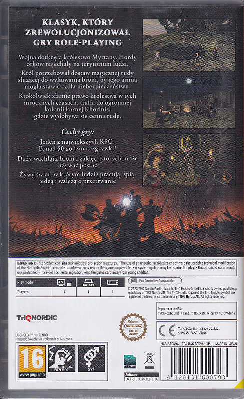 Gothic Classic (Polish Version) Rueckseite