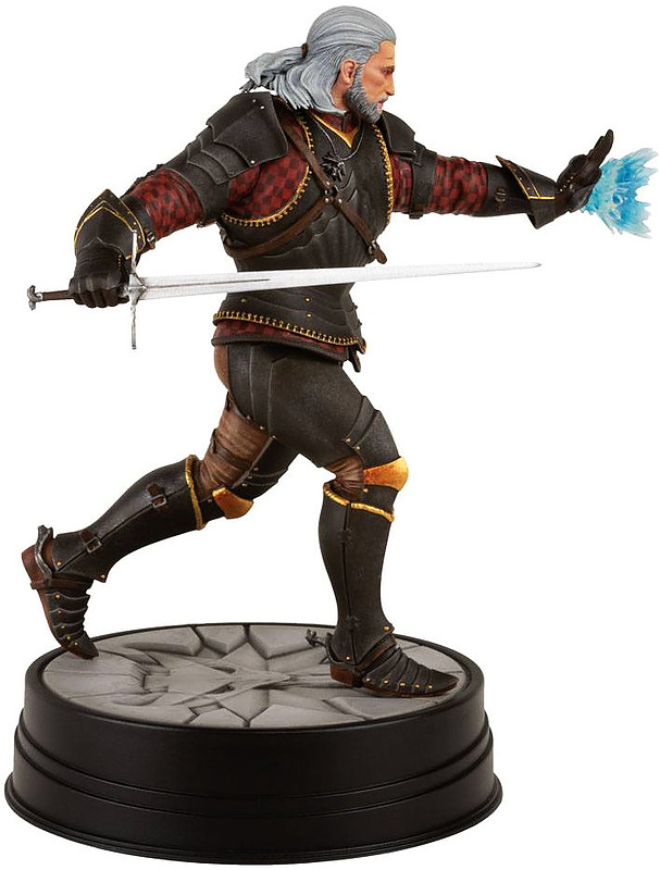 The Witcher 3 PVC Statue Geralt Toussaint Tourney Rueckseite The Witcher 3 PVC Statue Geralt Toussaint Tourney Rueckseite