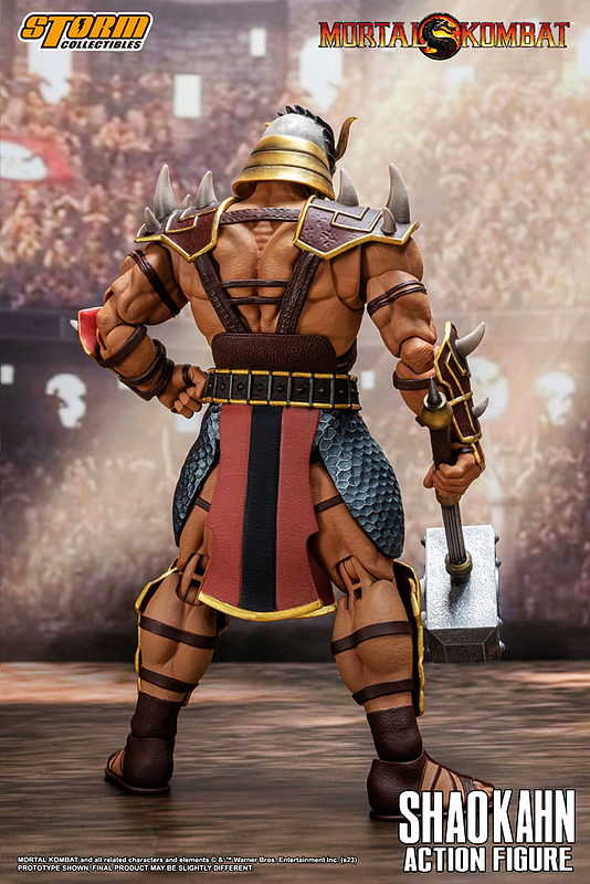 Mortal Kombat Actionfigur 1/12 Shao Kahn Rueckseite