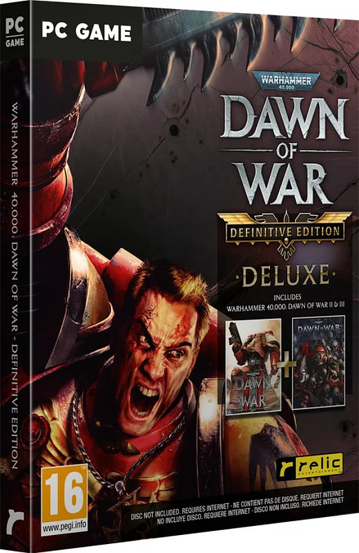 Warhammer 40.000: Dawn of War Definitve Deluxe Edition (PEGI) Cover