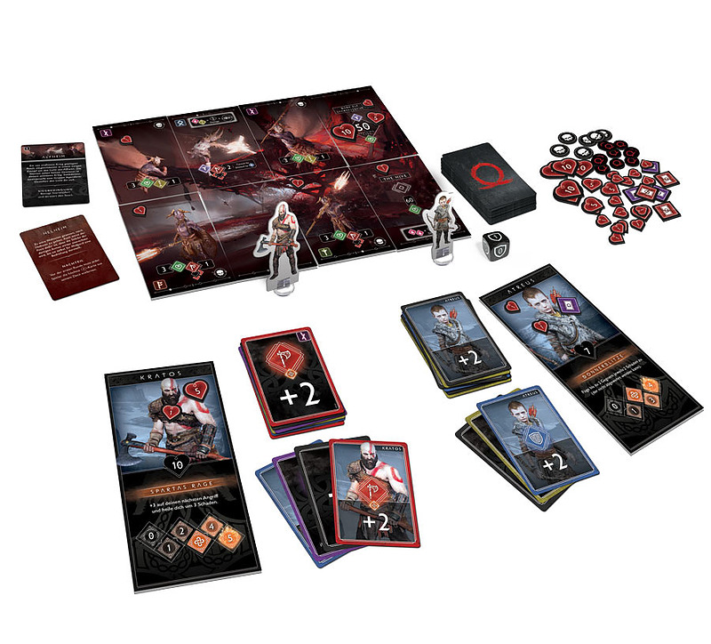 God of War: Das Kartenspiel Rueckseite