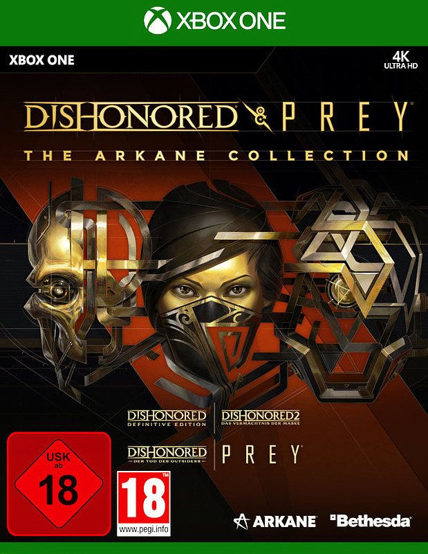 Dishonored and Prey: The Arkane Collection Cover