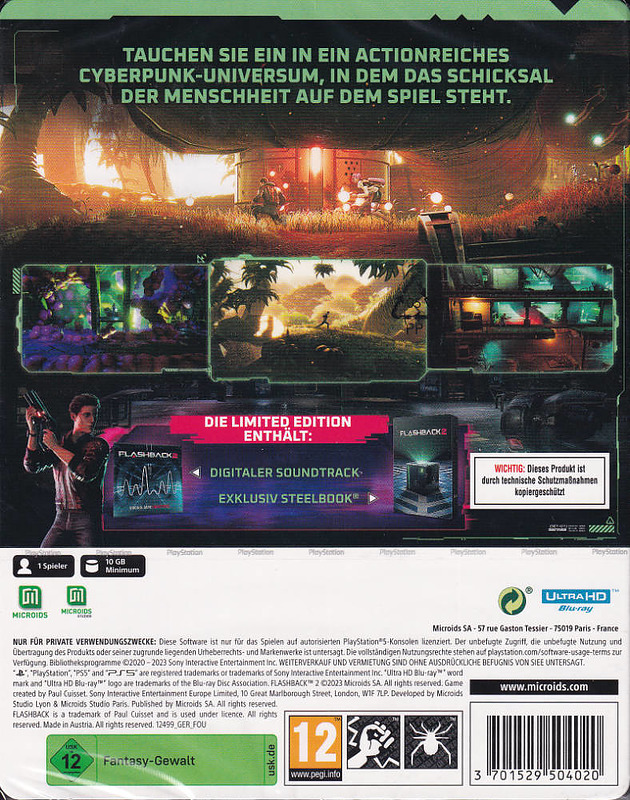 Flashback 2 Limited Edition Rueckseite