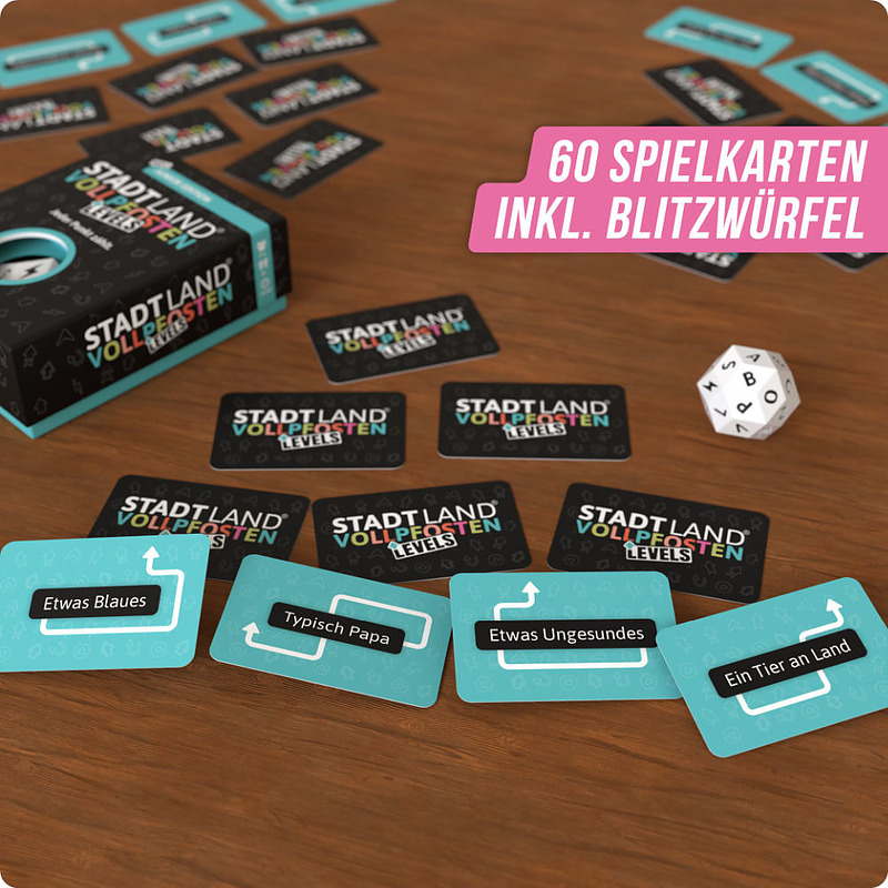 Stadt Land Vollpfosten Levels - Junior Edition Rueckseite