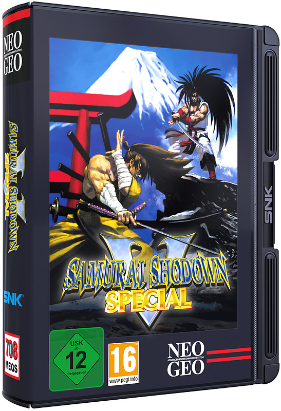 NEO GEO AES Samurai Shodown V Special Cartridge Cover