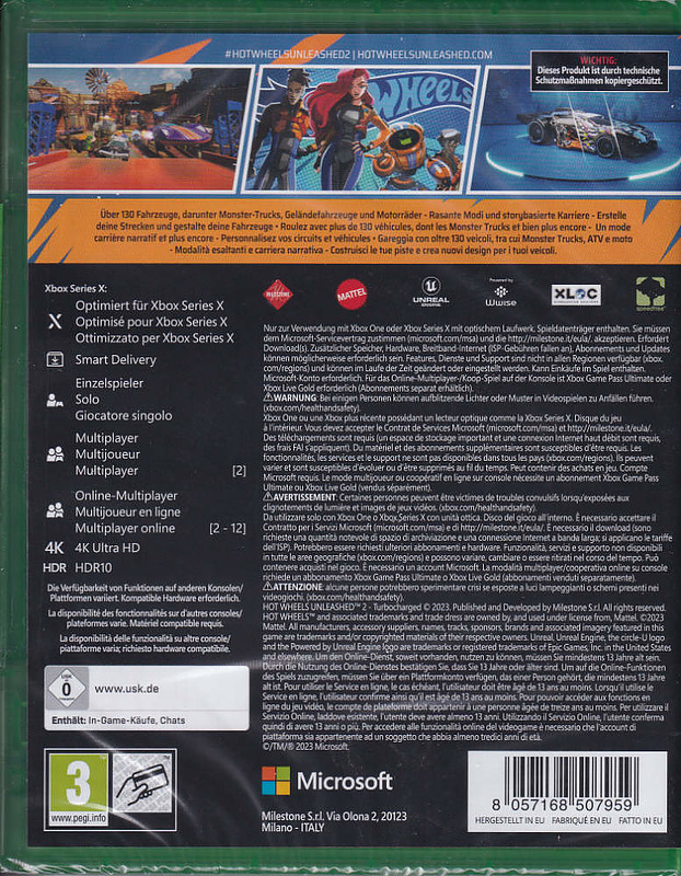 Hot Wheels Unleashed 2 Turbocharged Rueckseite