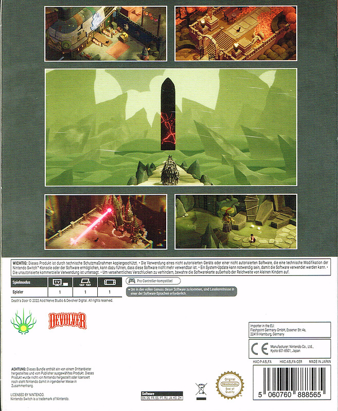 Deaths Door Ultimate Edition Rueckseite