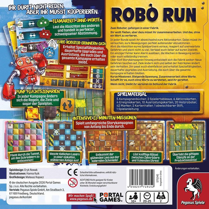 Robo Run Rueckseite