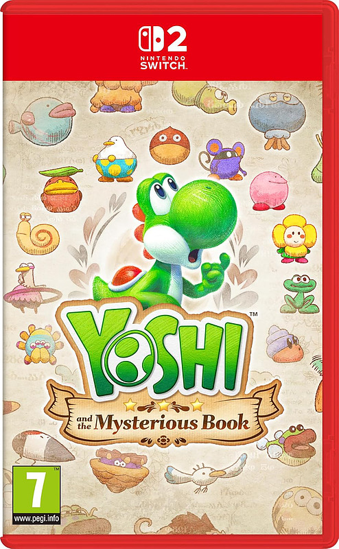 Yoshi and the Mysterious Book (PEGI) Cover