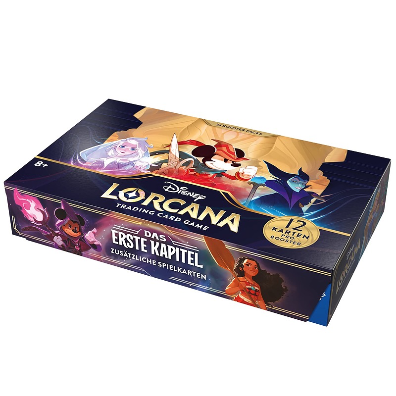 Lorcana Booster Kapitel 1 Display (DE) 24 deutsche Booster Packs Cover