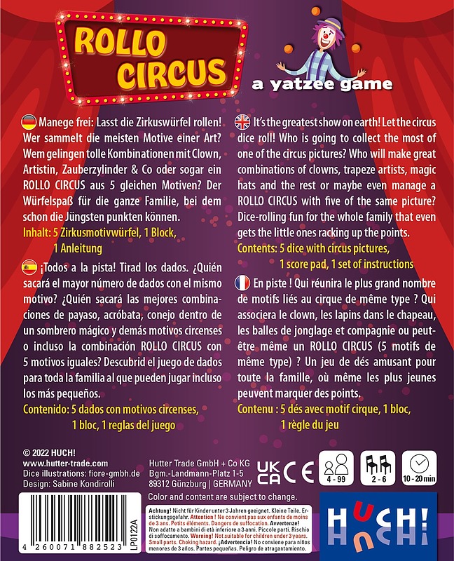 Rollo Circus Rueckseite