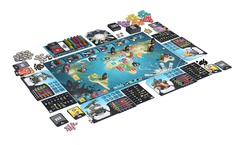 Excavation Earth 1-4 Spieler, Spieldauer ca. 30-90 Minuten Rueckseite