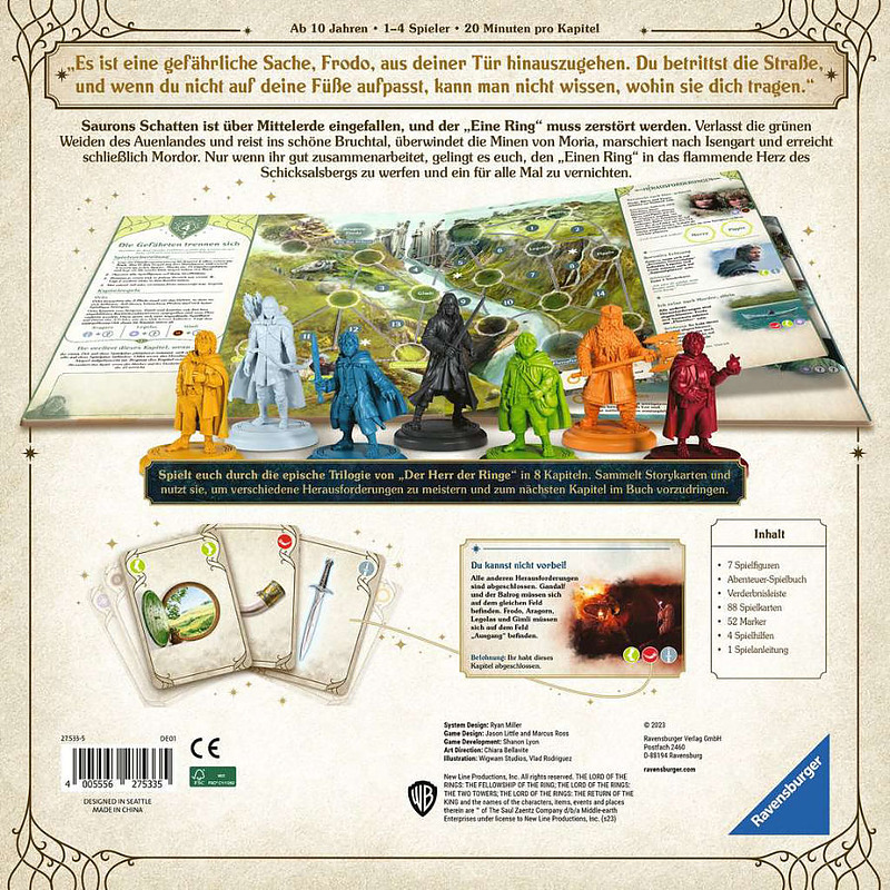 Der Herr der Ringe Adventure Book Game Rueckseite