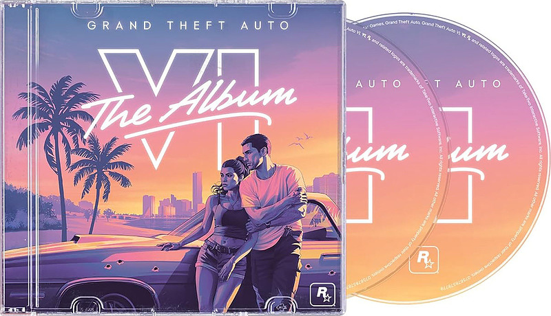 Grand Theft Auto VI: The Album (CD) Cover