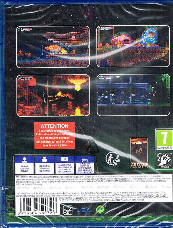 Willy Jetman Astromonkeys Revenge Sweeper Edition Rueckseite