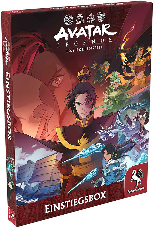 Avatar Legends - Das Rollenspiel: Einstiegsbox Cover