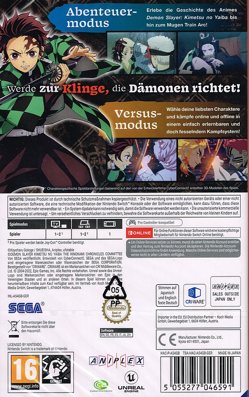 Demon Slayer - Kimetsu no Yaiba Rueckseite