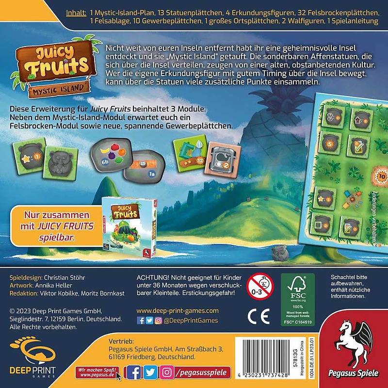 Juicy Fruits: Mystic Island Rueckseite