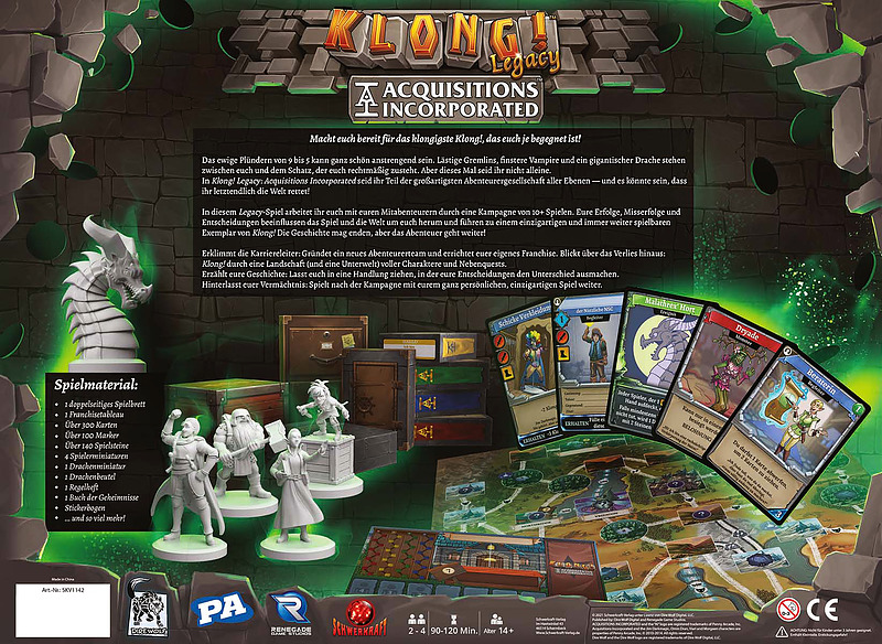 Clank! Legacy: Acquistions Incorporated Rueckseite