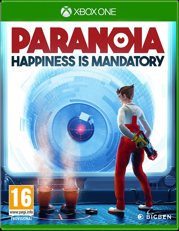 Paranoia: Happiness is Mandatory (PEGI) Cover