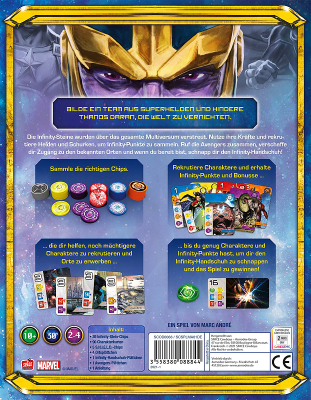 Splendor Marvel Rueckseite