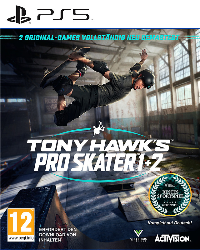 Tony Hawk's Pro Skater 1&2 Remastered Cover