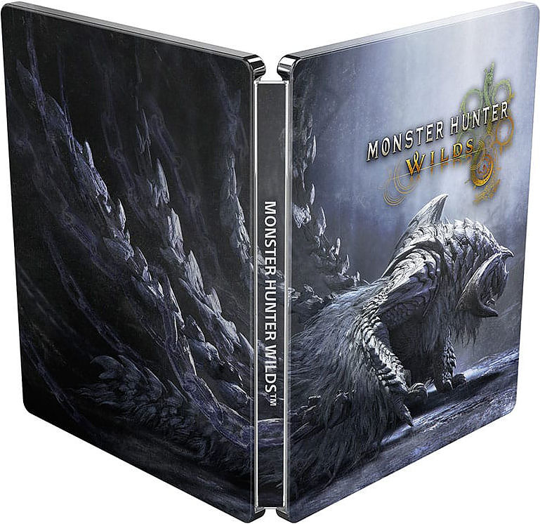 Monster Hunter: Wilds + Day 1 Bonus Steelbook Ed. Rueckseite