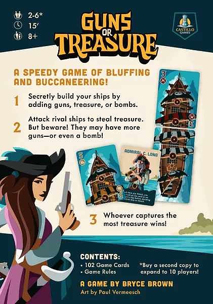Guns of Treasure (Englisch) Rueckseite