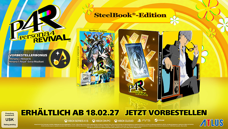 Persona 4 Revival Steelbook Edition Cover