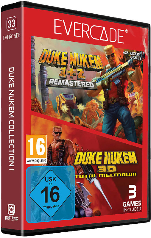 Blaze Evercade Duke Nukem Collection 1 Cover