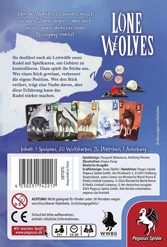 Lone Wolves Rueckseite