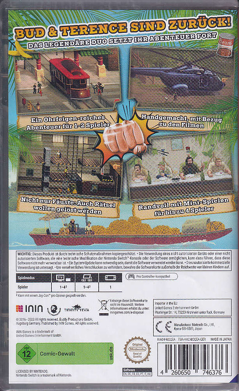 Bud Spencer & Terence Hill 2: Slaps and Beans Rueckseite